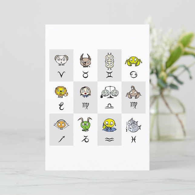 Funny Zodiac Signs Einladung (Von Creator hochgeladen)