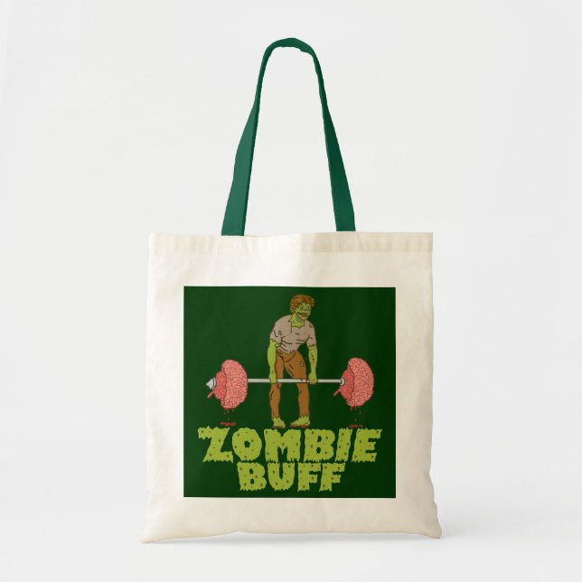 Funny Zombie Buff Weichteil Tragetasche (Vorne)