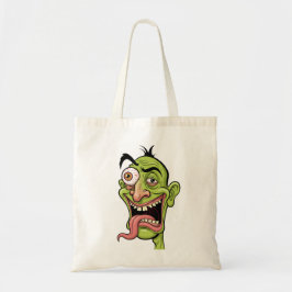Funny Zombie Karikatur für Tote Tasche