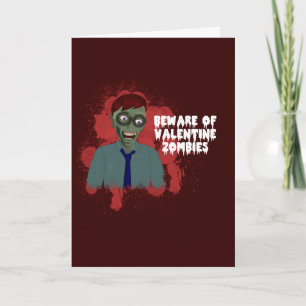 Funny Zombie Love Carte de voeux