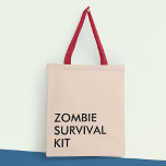 Funny ZOMBIE Moderne Typografie Minimalistisch Tragetasche<br><div class="desc">Diese Tasche ist ein stilvolles und funktionales Accessoire, das das Beste beider Welten verbindet: lustige und spielerische Typografie mit einem minimalistischen Design, das sie vielseitig und leicht mit jedem Outfit zu tragen macht und eine Touch von Eleganz und Eleganz in das Gesamtbild fügt. Das typografische Design ist kühn und auffällig,...</div>