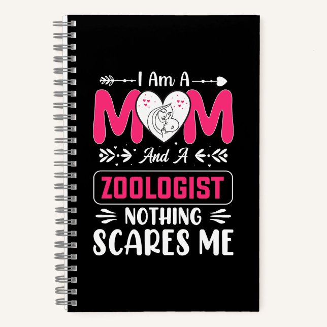 Funny Zoologist Mama, Zoologe Mama Notizbuch (Vorderseite)