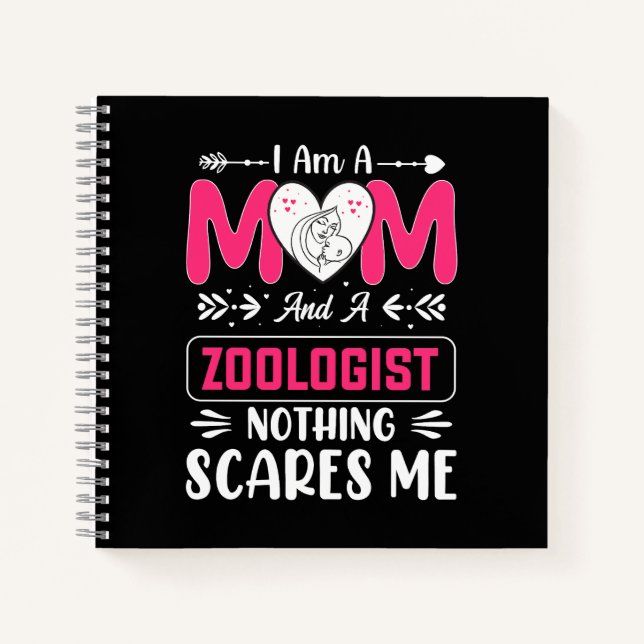 Funny Zoologist Mama, Zoologe Mama Notizbuch (Vorderseite)