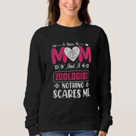 Funny Zoologist Mama, Zoologe Mama Sweatshirt