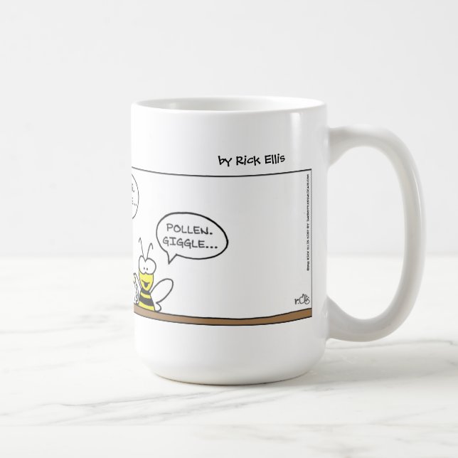 FunnyBirds & Bienen Kaffeetasse (Rechts)