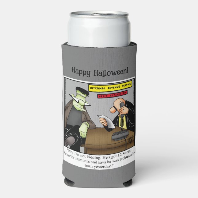FunnyHalloween Spaß kann Cooler-Geschenk Selters Dosenkühler (Seltzer Vorderseite)