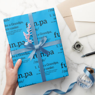 Funpa wie ein Opa nur Cooler Geschenkpapier