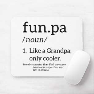 Funpa wie ein Opa nur Cooler Mousepad