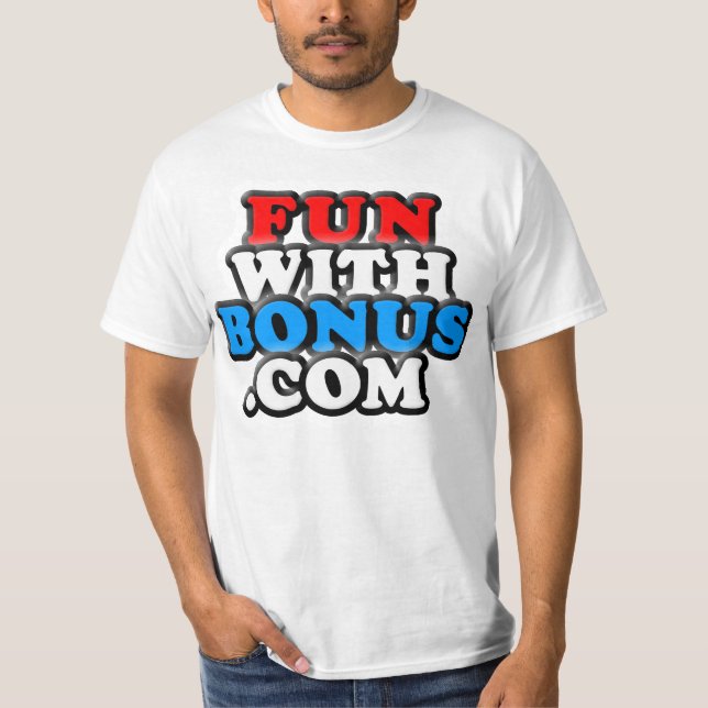 FunWithBonus.com - Logo-T - Shirt - Vorderseite (Vorderseite)
