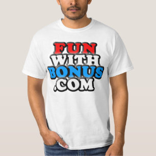 FunWithBonus.com - T-shirt de logo - partie