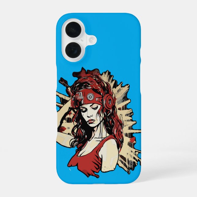 Funy iPhone 16 Coque fête d'Halloween (Verso)