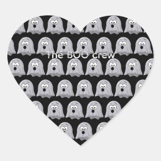 Funy stickers thé boo crew 