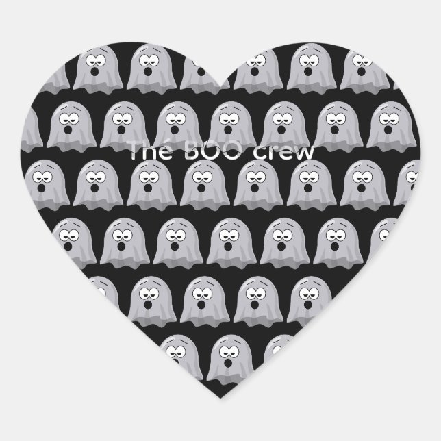 Funy stickers thé boo crew  (Devant)