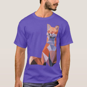 Für Abstraktes Polygon Art Cooles Geschenk Geometr T-Shirt