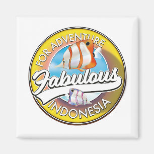 Für Adventure Fabulous Indonesia Logo Magnet