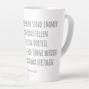 Für alle, die draußen malochen – und drinnen verzw milchtasse