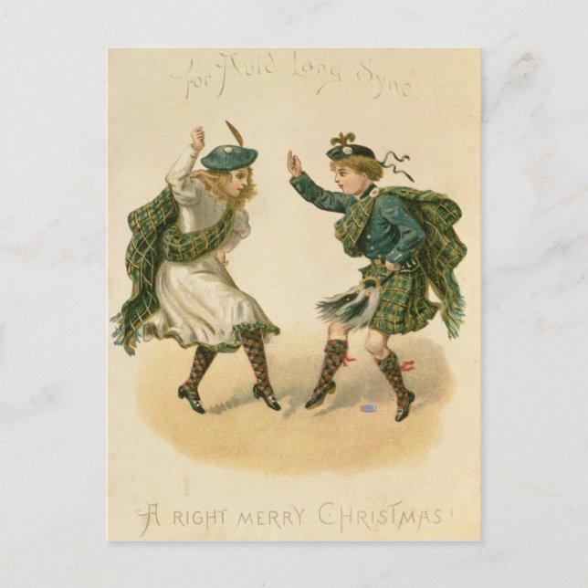 Für alten Lang Syne - rechten frohen Weihnachten (Vorderseite)