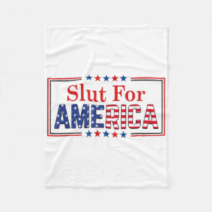 Für Amerika 4. Juli  Fleecedecke