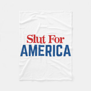 Für Amerika 4. Juli Fleecedecke