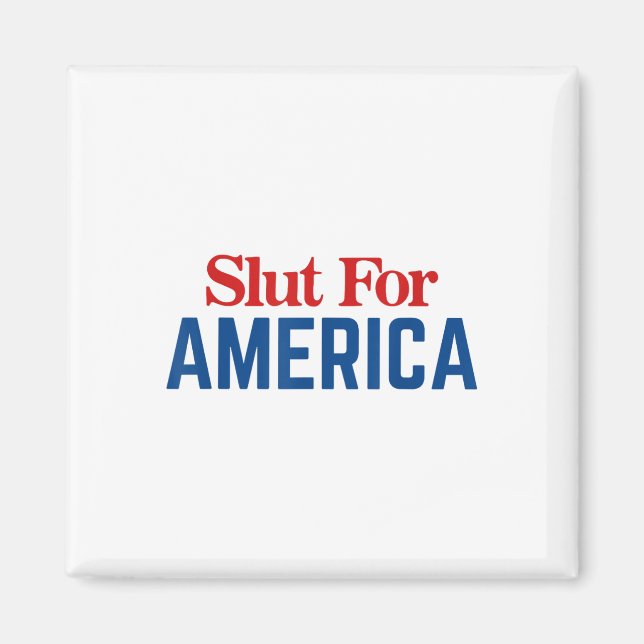 Für Amerika 4. Juli  Magnet (Vorne)