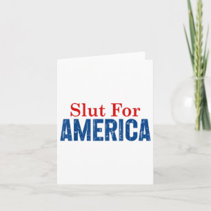 Für Amerika am 4. Juli Karte