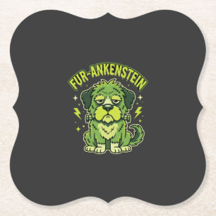 Fur-Ankenstein Lustiger Frankenstein-Hund Hallowee Untersetzer