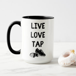 Für Anstechend Tänzer Ansteche Live-Liebe Grafik Tasse