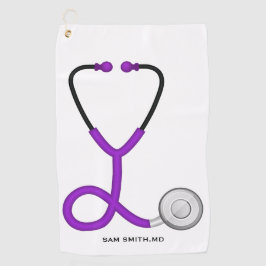 Für Ärzte und Krankenschwestern: Violett Medical S Golfhandtuch