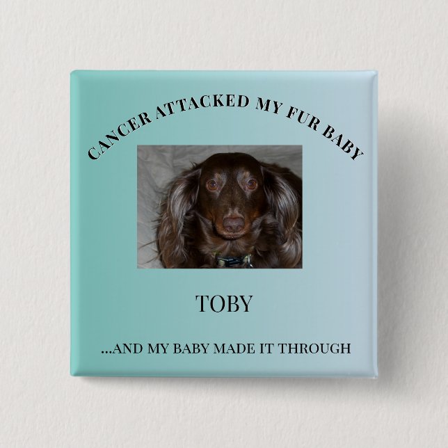 Fur Baby Hope & Survival Message Button (Vorderseite)