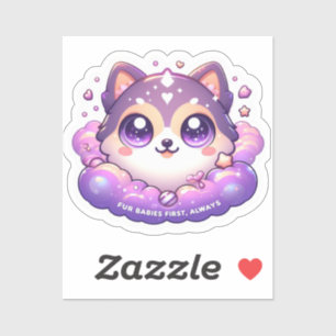 Fur Babys Erster Niedlicher Haustier Lover Kawaii Aufkleber