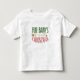 Fur Baby's erstes Weihnachten - Weihnachten Hausti Kleinkind T-shirt