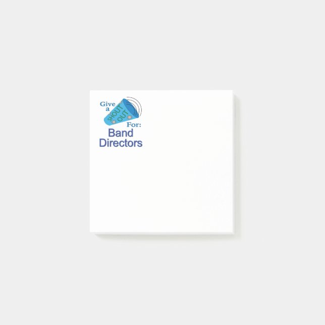 Für Banddirektoren ausrufen Post-it Klebezettel (Vorderseite)