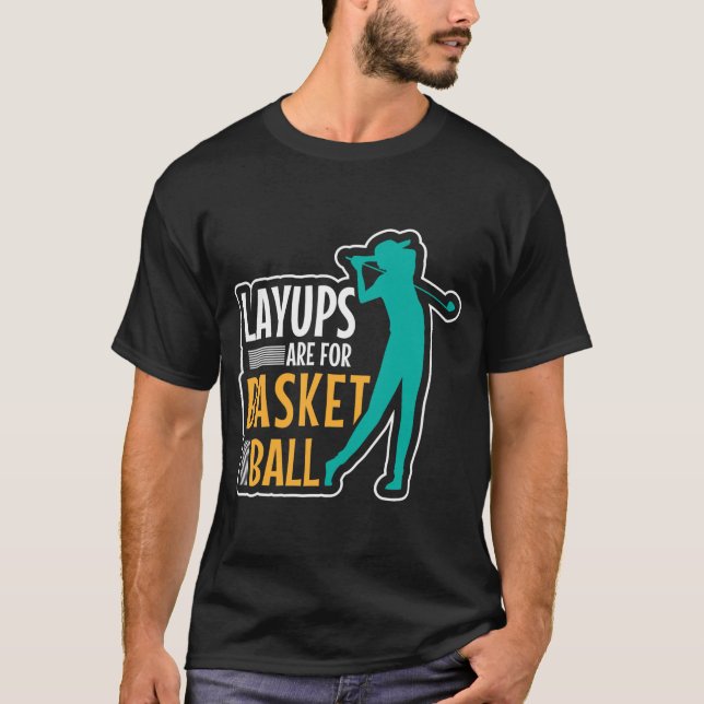 für Basketballgolfplätze  T-Shirt (Vorderseite)
