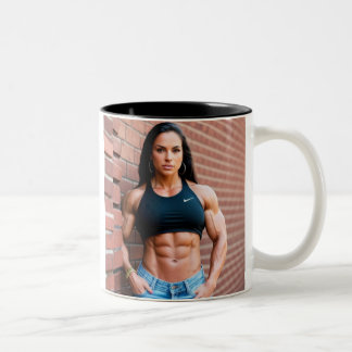 für Bauchliebhaber Zweifarbige Tasse