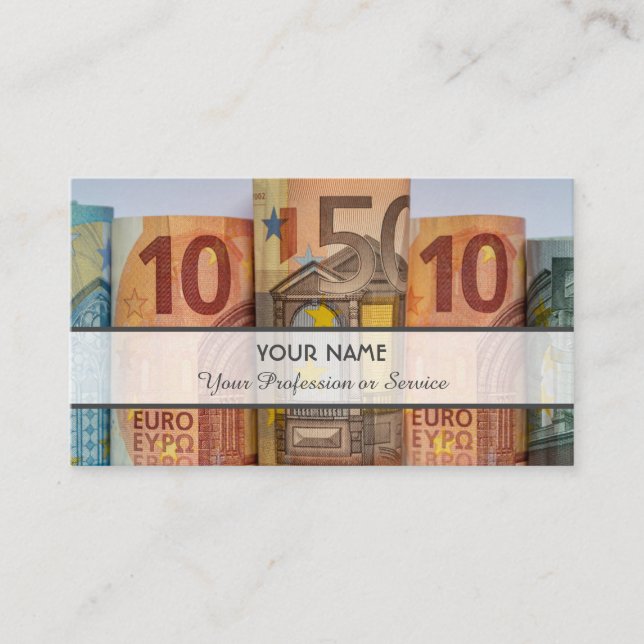 Für berufliche Banker oder Finanzexperten Visitenkarte (Vorderseite)