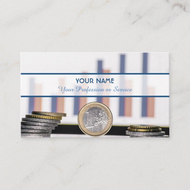Für berufliche Banker oder Finanzexperten Visitenkarte (Vorderseite)