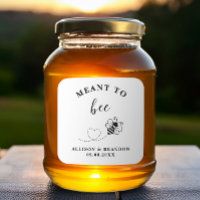 Für Bienen bestimmte Etikette für Honiggläser als