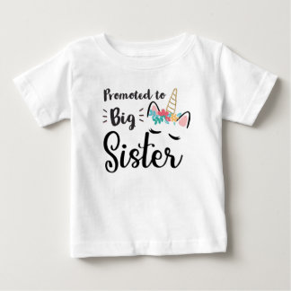 Für Big Sister Est 2022 Unicorn Baby T-shirt