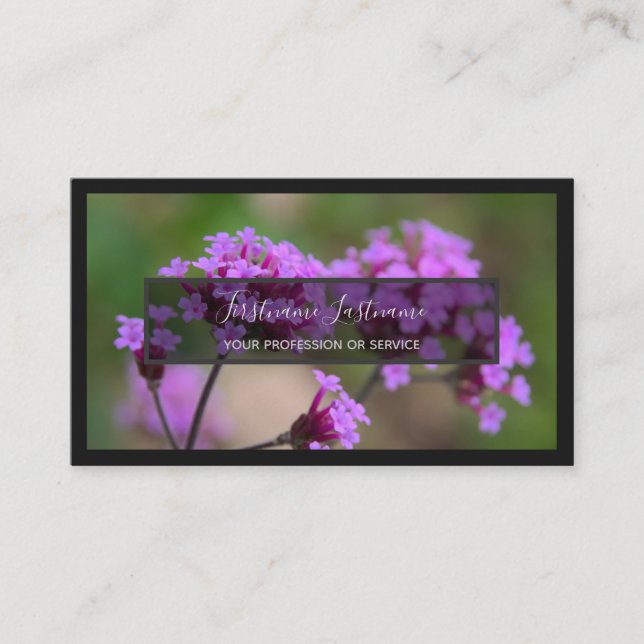 Für Blumenexperten und berufliche Floristen Visitenkarte (Vorderseite)