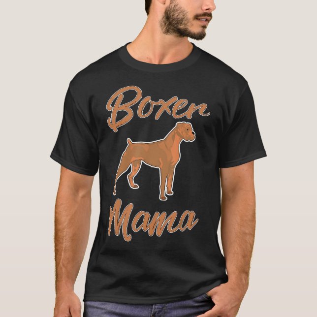 Für Boxer Eigentümer Boxer Mama Boxer Dog T-Shirt (Vorderseite)