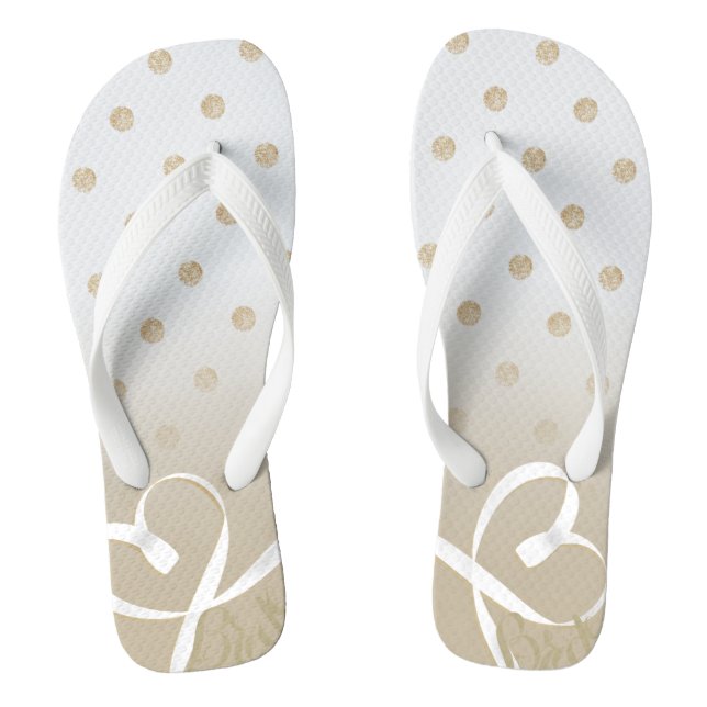 Für Braut-zusein! Flip Flops (Fußbett)