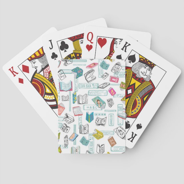 Für Buchliebhaber Spielkarten (Rückseite)