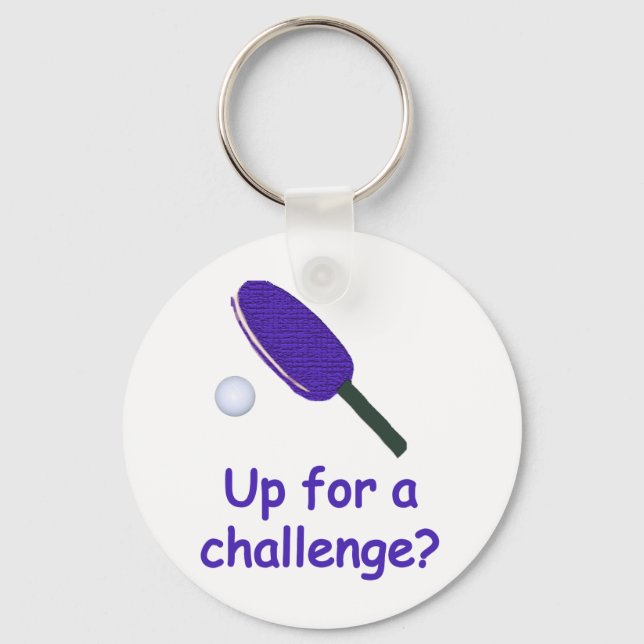 Für Challenge Pong Schlüsselanhänger (Vorderseite)