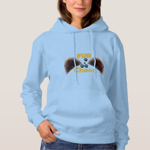 Fur & Chaos Lustiger Haustierliebhaber Hoodie