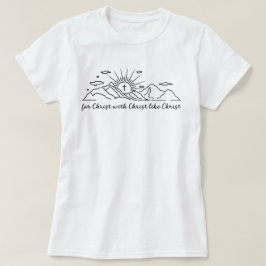 Für Christus mit Christus wie Christus katholisch T-Shirt