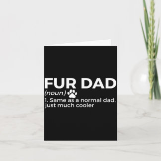 Für Dad Definition Lustiger Hund Katze Liebhaber H Karte