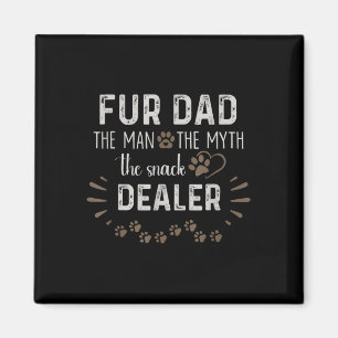 Für Dad Der Mann Der Mythos Der Snack-Händler Hund Magnet