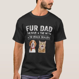 Für Dad Der Mann Der Mythos Männer Hund Katze Va T-Shirt
