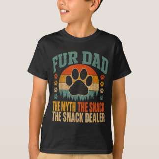 Für Dad Der Mythos Der Snack Er Lustiger Hundepfot T-Shirt