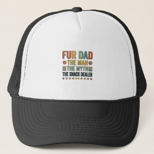 Für Dad, der Snack-Verkäufer, Vintage-Hundefreund- Truckerkappe